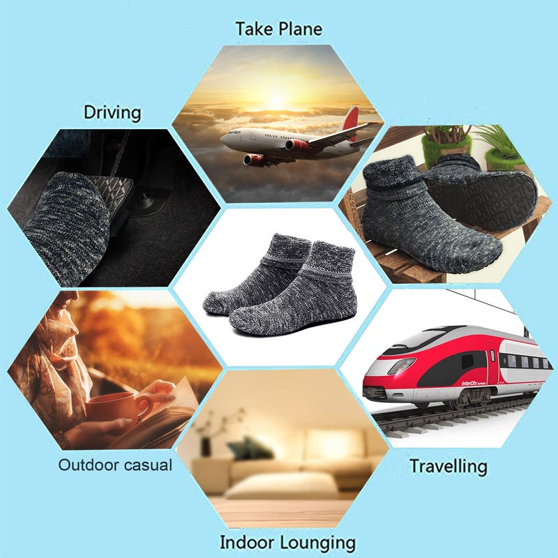 AIYUE knit slipper socks for women - Image 3